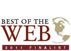 Best of the Web 2011 Finalist logo